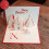 3-up Card3d Sneeuwpop Groet Creatieve Kerst Workshop Kaarten Rood 3