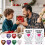 Gemstone Crystal Rocks Heart Cards 24-Pack 2