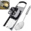 Σετ μηχανής σπαέτσελ από ανοξείδωτο ατσάλι και σουρωτήρι αράχνης 1