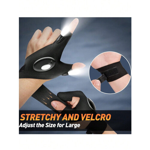 LED Light Gloves Hands-Free for Adults 1 Pair 2