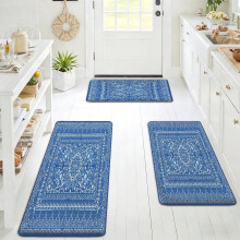 Nordic Flannel Rug Set 3-Piece Soft Indoor Kitchen Laundry