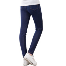 Jeggings für Mädchen – Super-Stretch-Denim-Skinny-Jeans zum Hineinschlüpfen für Mädchen, blau, 150 cm / 4,9 Fuß