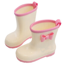 Botas de lluvia para niñas, puntera cerrada, ligeras, con lazo, impermeables, cómodas, informales, para uso diario, fiestas y sesiones de fotos,