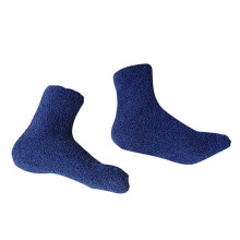 Chaussettes homme, semelles intérieures, talonnettes pour chaussures, chaussons homme bleus