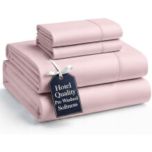Vorgewaschenes, ultraweiches, hydrogebürstetes Mikrofaser-Bettwäscheset (140 x 200 cm), tiefe Taschen, kühlend und atmungsaktiv – Sepia Rose