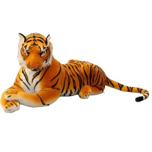 Pluche tijger, zacht en comfortabel, knuffeldier, grote gele tijger, sierkussen, speelgoed, woondecoratie