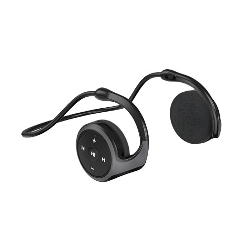 Cuffie wireless con archetto da collo e microfono, pieghevoli 1