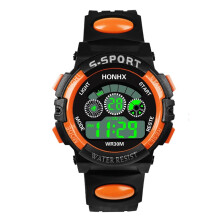 Montre électronique LED lumineuse analogique-numérique pour homme, montre de sport de luxe pour homme