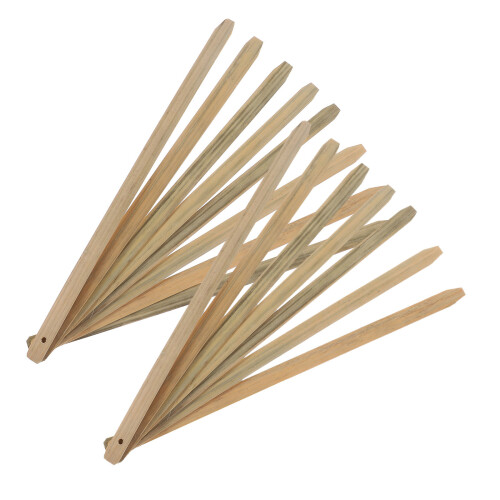 60Pièces Éventail Chinois Bambou Accessoires DIY Coloré 1