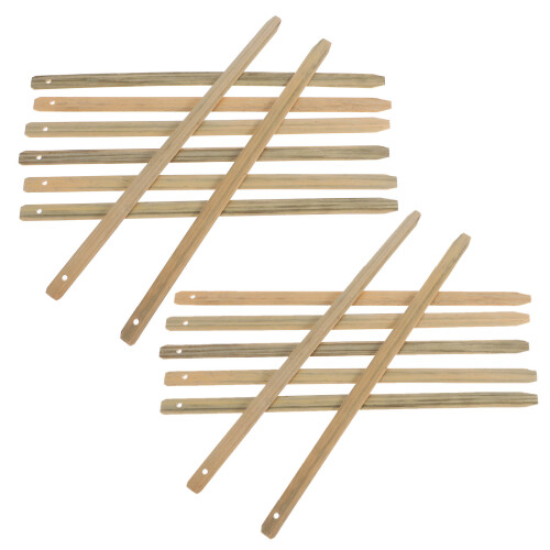60Pièces Éventail Chinois Bambou Accessoires DIY Coloré 2