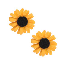 2 stuks zonnebloembroches voor dames, elegante broches ter bescherming tegen doorschijnendheid, prachtige legering broches, sieraden voor