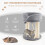Cat tree cat scratching post with soft seat sisal tower for cats gray 4