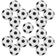 Mini bolas de futebol, pacote com 30 unidades, para brincar em sala de jogos ou ao ar livre, brinquedo decorativo redondo em ABS de 1,1 polegadas.