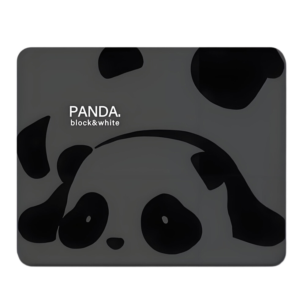 Cute Panda Mouse Pad Â Anti-Slip, Thickened, Hd Washable, Gaming & Desk Use Â Compatible With All Mice Black/White 9496895061126