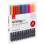Μαρκαδόροι Kingart Pro Twin-Tip445Series με πινέλο, σετ 24 μοναδικών και ζωηρών χρωμάτων 1