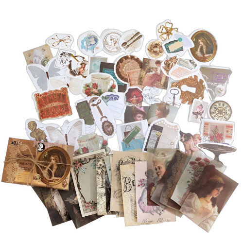 Junk Journal, Δώρα και Διανομή Είδη Junk Journal, Είδη Scrapbooking με Τριφύλλι, Πολύχρωμο-1