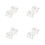 8Pièces Boîte Blanche ABS Rangement Anches Saxophone & Clarinettes 5
