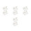 8Pièces Boîte Blanche ABS Rangement Anches Saxophone & Clarinettes 6