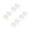8Pièces Boîte Blanche ABS Rangement Anches Saxophone & Clarinettes 9
