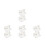8Pièces Boîte Blanche ABS Rangement Anches Saxophone & Clarinettes 10