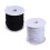 2PCS Flat Elastic Bands for DIY Craft Clothes (Black/White) 1