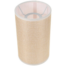 Abat-jour cylindrique beige pour salon, 1 pièce, 20 x 12 x 12 cm