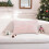 Housse de coussin de Noël rose en polyester 30 x 50 cm 1