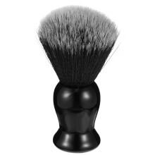 Treskaftbørste, dobbeltfarget nylongarn bart skjegg barberkost mannlig personlig pleieutstyr