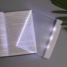 LED-leeslamp voor in bed – plat paneel, dimbaar &