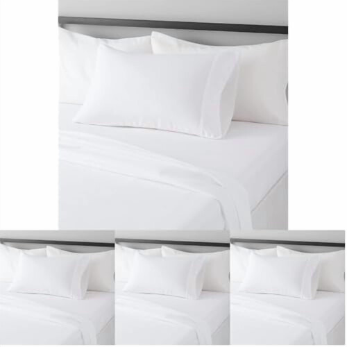 Microfiber Bed Sheet Set Twin 100% Polyester 120 GSM