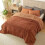 Sherpa Blanket Queen Size – Reversible Fleece with Cable 1