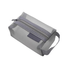 Draagbare vierkante mesh opbergtas met ritssluiting, cosmetische tas van mesh, kleine vierkante mesh handtas, reistasje, draagtas - 2025 Nieuw