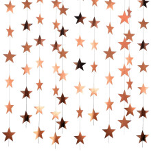 Glitter Star Garland 5-Pack 157 ft