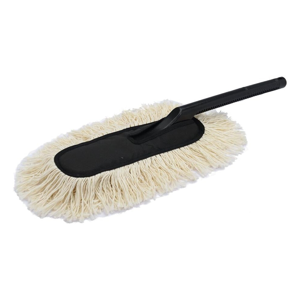 Car Duster With Extended Handle And Wax-Treated Cotton 9104899894298