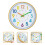 Wood Grain & Glass Wall Clock 30 cm 1