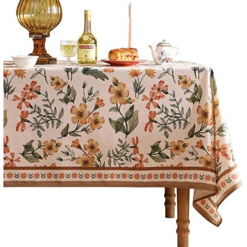 Vintage William Morris Tablecloth Rectangular 63x110 in