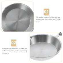 Non-Stick Stainless Steel Frying Pan 24 cm