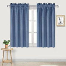 Blackout Curtains 42x63 in Dusty Blue Set of 2