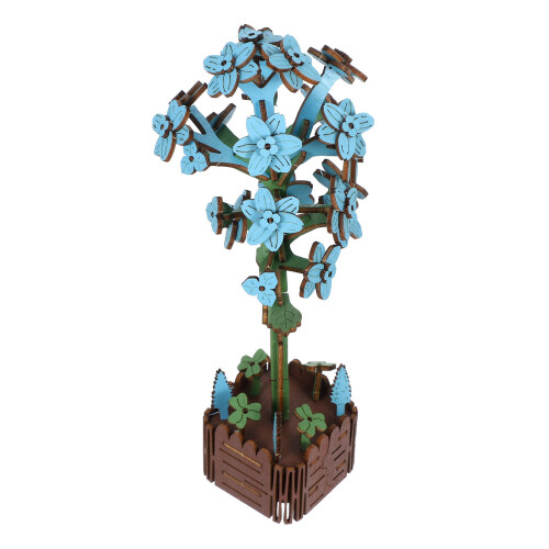 3Ensembles Puzzle Bois Fleurs Jacinthe DIY Original Décor Maison 2
