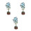 3Ensembles Puzzle Bois Fleurs Jacinthe DIY Original Décor Maison 4
