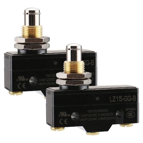 LZ15-GQ-B (Z-15GQ-B) Universal Purpose Basic , Panel Mount Plunger Micro