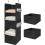 5-Tier Hanging Closet Organizer with 2 Drawers & Hooks 1