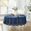Wedgewood Blue Rectangle Tablecloth 60 x 102 in, Polyester 1