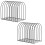 2Pcs Multipurpose Iron Wool Cap Organizer Storage Rack for Winter Beanies and Caps 1