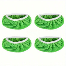 Lingettes de nettoyage à bords élastiques (lot de plusieurs), détachables et lavables pour sols et murs