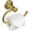 Brushed Gold Toilet Paper Holder Wall Mounted Rustproof 1
