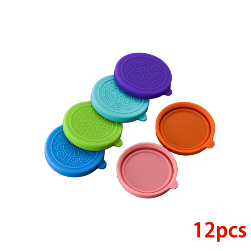 Capace din silicon pentru borcane Oui – 50 ml, pachet de 6