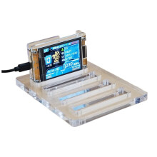 Upgraded 2X1030KH/S BTC Solo Miner with 4 Slots Stand Bitcoin Crypto Solo Lottery Miner 2.8 Inch  Touchscreen
