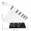5-Slot Perspex Knife Block for Any Modern Kitchen 3