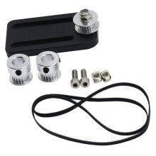 3D Printer Parts Upgrade Kits CR10 Dual Z Axis T8 Lead Screw Kits Bracket Aluminum Profile with Belt Pulley